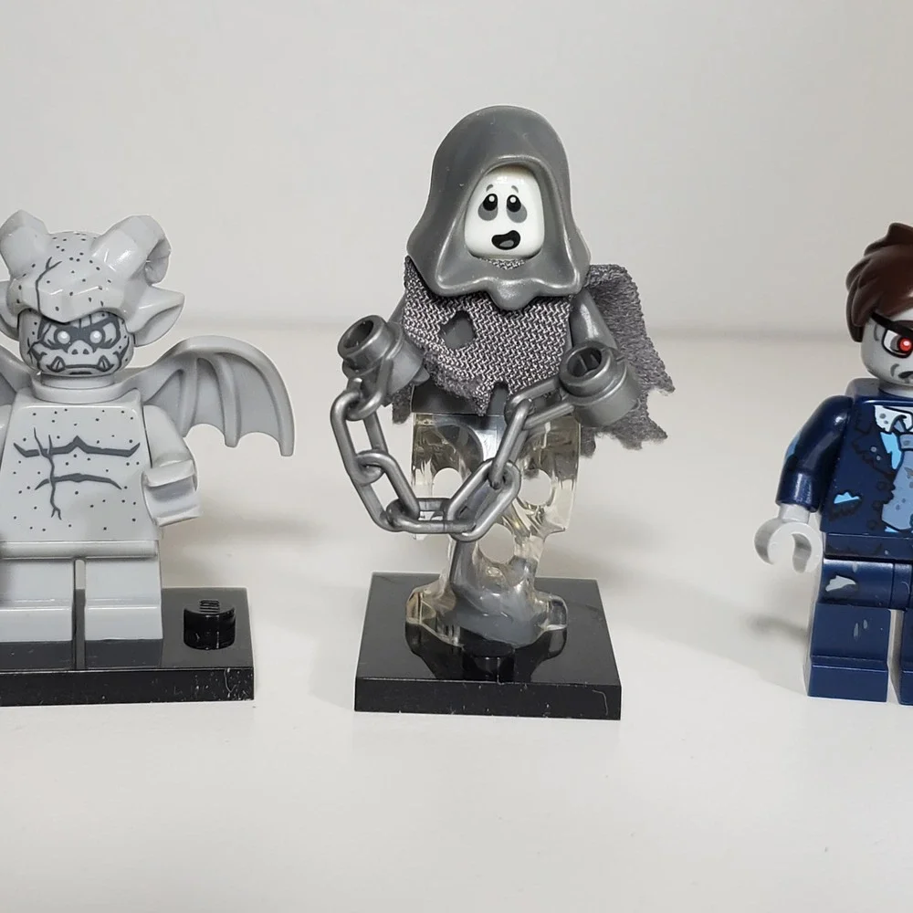 Lego Series 14 Monsters Minifigures Lot 4 Pirate Gargoyle Specter Ghost Zombie
